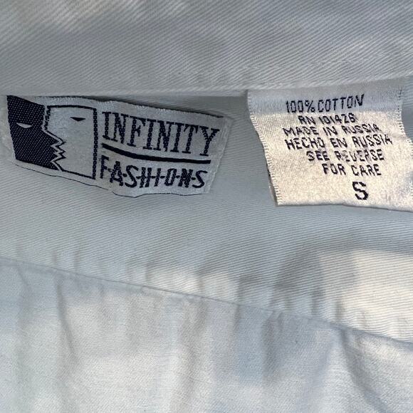 Infinity Fashions Open Front Jacket Womens Sz Small White Rhinestones w/ Pocket - Picture 7 of 7